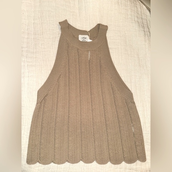 NWT Aritzia Wilfred Knit Halter Top - Picture 7 of 9